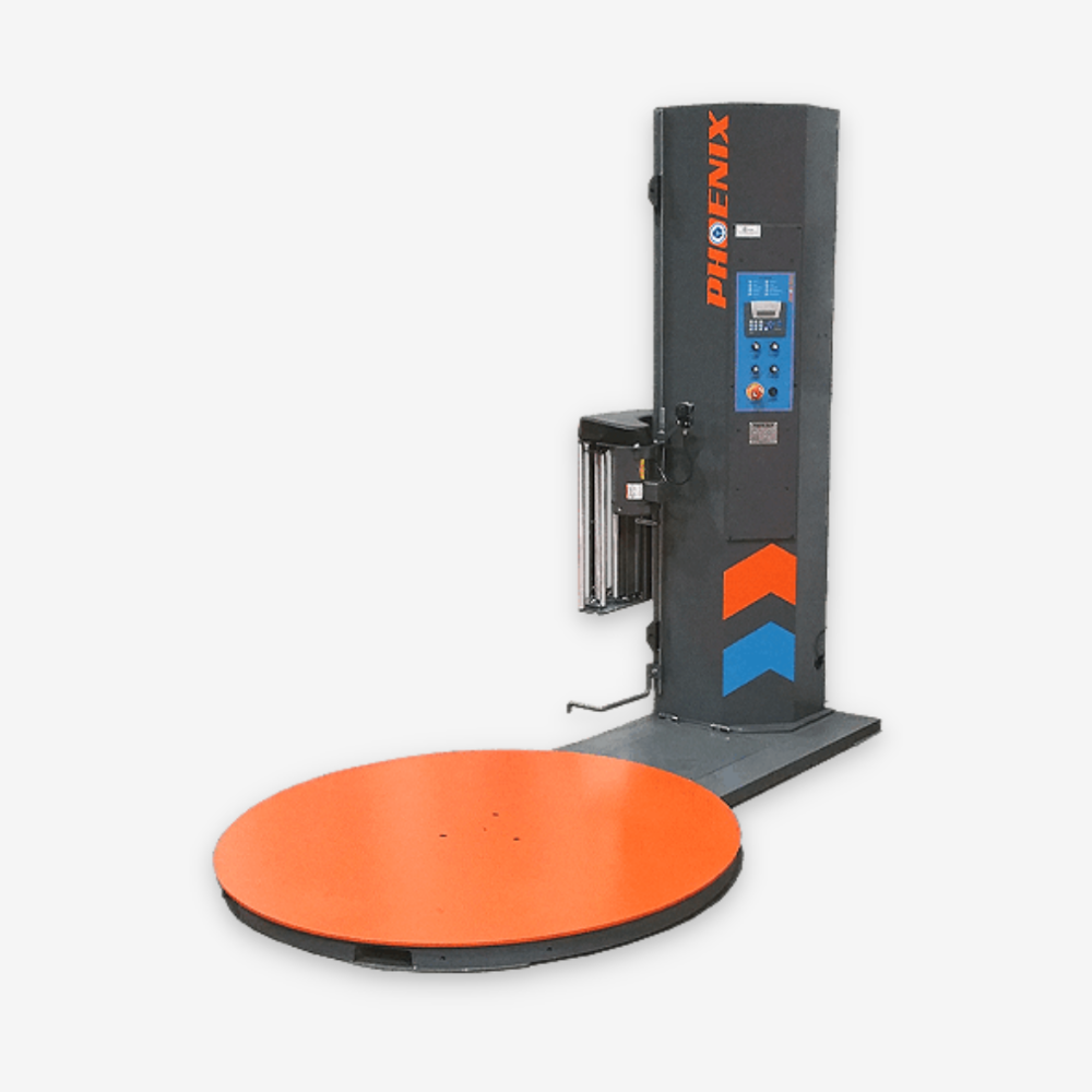 Phoenix PLP-2100 Semi-Automatic Pallet Wrapper - Rapid Packaging Phoenix PLP-2100 Semi-Automatic Pallet Wrapper - Rapid Packaging